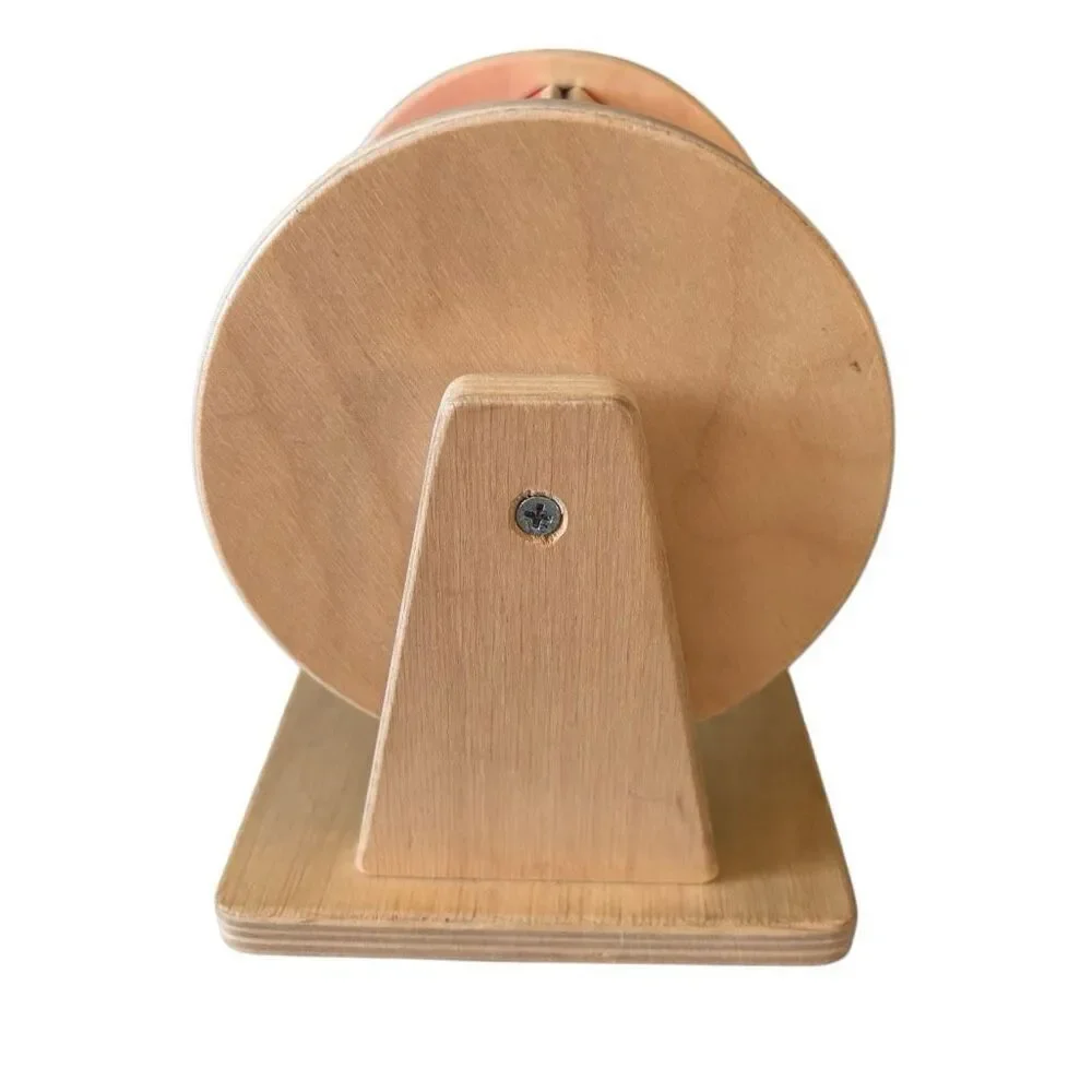 Lovevery Wood Spinning Rainbow Color Wheel Baby Sensory Toy